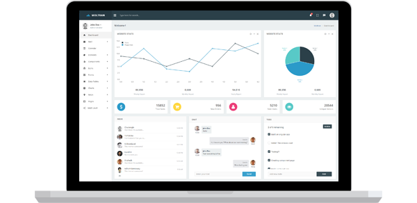 Moltran - Responsive Admin Dashboard Template