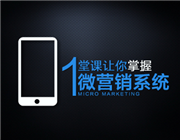 一堂课让你掌握微营销系统（6集）